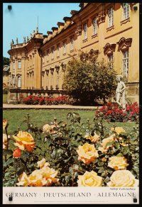 1m176 GERMANY German travel poster '65 Schloss Ludwigsburg, huge Baroque palace!