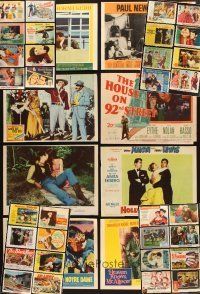 1p036 LOT OF 279 LOBBY CARDS '45 - '67 many great images from 40 different movies!