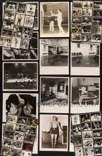 1p093 LOT OF 70 8x10 STILLS WITH BOXER OR BOXING IMAGES '30s-80s scenes fighting in the ring!