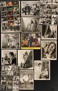 1p098 LOT OF 59 COLOR AND B&W 8X10 STILLS '50s-70s great images from a variety of different movies!