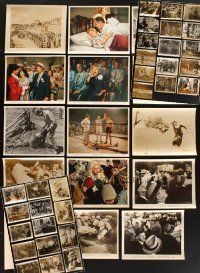 1p111 LOT OF 45 COLOR AND B&W 8x10 STILLS '50s great images from a variety of different movies!