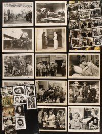 1p115 LOT OF 41 COLOR AND B&W 8x10 STILLS '30s-80s many images over several decades of movies!