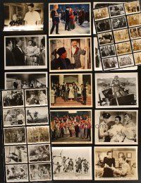 1p116 LOT OF 40 COLOR AND B&W 8x10 STILLS '40s-50s many images from a variety of movies!