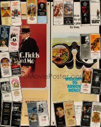 1p181 LOT OF 28 UNFOLDED INSERTS '70s-80s great images & art from a variety of different movies!