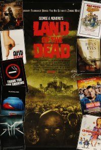 1p218 LOT OF 41 UNFOLDED DOUBLE-SIDED ONE-SHEETS '94 - '06 Land of the Dead, Last Samurai + more!