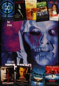 1p220 LOT OF 37 UNFOLDED DOUBLE-SIDED ONE-SHEETS '94 - '03 Stephen King, Travolta, Nicholson