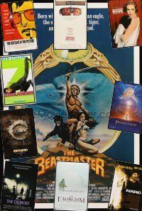 1p230 LOT OF 23 UNFOLDED DOUBLE-SIDED ONE-SHEETS '75 - '06 Beastmaster, Zoolander & more!