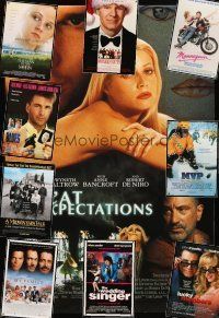 1p244 LOT OF 37 UNFOLDED MOSTLY DOUBLE-SIDED ONE-SHEETS '87 - '00 Great Expectations & more!