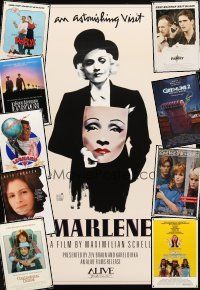 1p278 LOT OF 31 UNFOLDED & FORMERLY FOLDED SINGLE-SIDED ONE-SHEETS '78 - '91 Marlene & more!