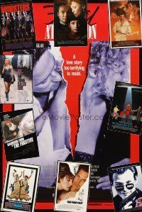 1p285 LOT OF 31 UNFOLDED ONE-SHEETS '79 - '93 Fatal Attraction, North Dallas Forty & more!