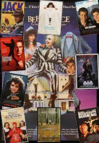 1p291 LOT OF 25 UNFOLDED MOSTLY VIDEO ONE-SHEETS '87 - '91 Beetlejuice, Miller's Crossing & more!