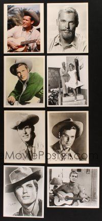 1p149 LOT OF 50 TY HARDIN MOVIE, TV & PROMOTIONAL 8x10 STILLS '50s great portraits & more!