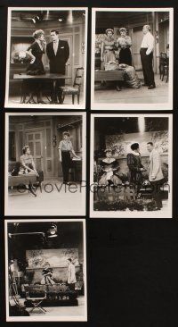1p163 LOT OF 5 8x10 REPRO TV STILLS FROM I LOVE LUCY '80s Lucille Ball, Desi Arnaz, classic!
