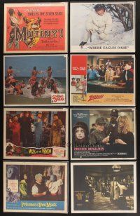 1p043 LOT OF 96 LOBBY CARDS '48 - '85 great images from a variety of movies!