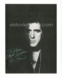 1r0792 AL PACINO signed 8x10 REPRO still '90s cool moody portrait standing in the shadows!
