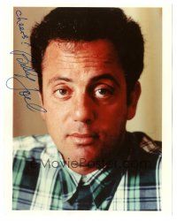 1r0843 BILLY JOEL signed color 8x10 REPRO still '90s super close up portrait of the talented singer!