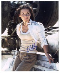 1r0935 EVANGELINE LILLY signed color 8x10 REPRO still '00s cool close up portrait from TV's Lost!