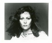 1r0939 FAYE DUNAWAY signed 8x10 REPRO still '80s great sexy close portrait of the sexy actress!