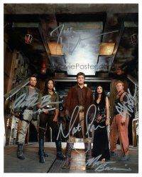 1r0940 FIREFLY signed color 8x10 REPRO still '00s cool cast portrait signed by five members!