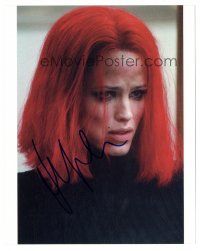 1r1012 JENNIFER GARNER signed color 8x10 REPRO still '00s portrait with pink hair from TV's Alias!