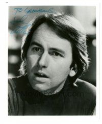 1r1031 JOHN RITTER signed 8x10 REPRO still '80s cool close up portrait of the star!