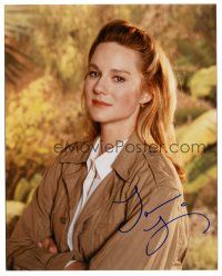 1r1073 LAURA LINNEY signed color 8x10 REPRO still'00s great waist high portrait of the gorgeous star