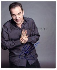 1r1101 MANDY PATINKIN signed color 8x10 REPRO still '90s waist high portrait in silk shirt!