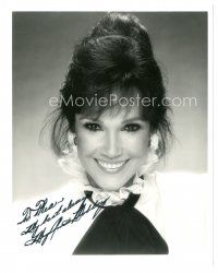 1r1113 MARY ANN MOBLEY signed 8x10 REPRO still '80s head & shoulders c/u of the beautiful brunette!