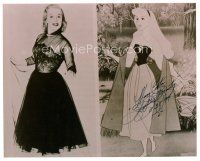1r1116 MARY COSTA signed 8x10 REPRO still '94 unique in person and as cartoon from Sleeping Beauty!