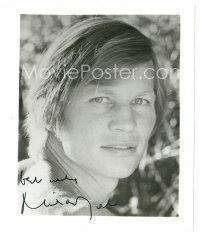1r0787 MICHAEL YORK signed 4x5 REPRO still '80s close up portrait of the English actor!