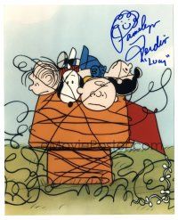 1r1157 PAMELYN FERDIN signed color 8x10 REPRO still '80s cartoon from Peanuts, caricature!