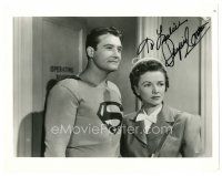 1r1177 PHYLLIS COATES '80s as Lois Lane with George Reeves from Superman! 8x10 REPRO still YEAR