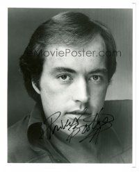 1r1185 POWERS BOOTHE signed 8x10 REPRO still '80s super close up portrait of the actor!