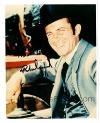 1r1211 ROBERT CONRAD signed color 8x10 REPRO still '80s great c/u portrait from The Wild Wild West!