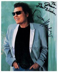 1r0774 RONNIE MILSAP signed color 8x10 music publicity still '90s portrait of the country singer!