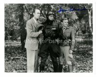 1r1230 SAM EDWARDS signed 8x10 REPRO still '80s cool portrait w/ O'Brien from Captain Midnight!