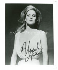 1r1295 URSULA ANDRESS signed 8x10 REPRO still '90s sexy close portrait in costume from She!
