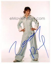 1r1313 ZOOEY DESCHANEL signed color 8x10 REPRO still '00s from The Hitchhiker's Guide to the Galaxy!