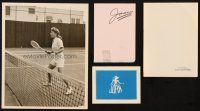1r0382 JOAN CRAWFORD signed 4x6 cut album page + more '68 includes book, deluxe 8x10 still, & more!