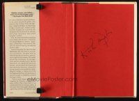 1r0282 KIRK DOUGLAS signed hardcover book '92 his novel The Gift, written by the famous actor!