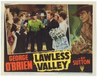 1r0167 LAWLESS VALLEY signed LC #3 R48 by Fred Kohler Jr., who's interrupting a wedding ceremony!