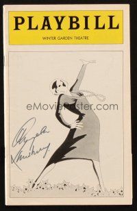 1r0315 ANGELA LANSBURY signed playbill '74 when she starred in Gypsy on Broadway!