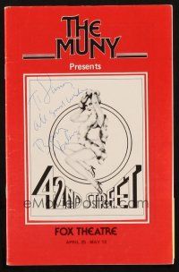 1r0318 BARRY NELSON signed playbill '90s when he starred in 42nd Street at The Muny in St. Louis!