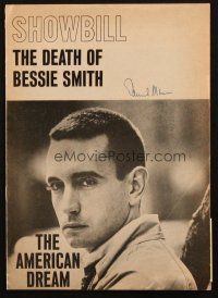 1r0329 EDWARD ALBEE signed playbill '60s The Death of Bessie Smith & The American Dream!