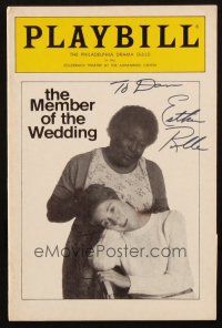 1r0331 ESTHER ROLLE signed playbill '89 when she was in The Member of the Wedding in Philadelphia!