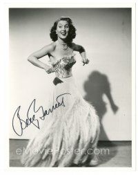 1r0495 BETTY GARRETT signed deluxe 8x10.25 still '48 snapping her fingers & dancing in cool dress!