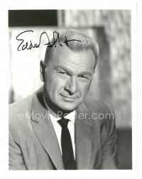 1r0541 EDDIE ALBERT signed 8x10 still '60s great head & shoulders portrait wearing suit & tie!