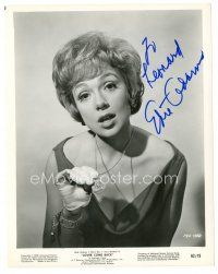 1r0543 EDIE ADAMS signed 8x10 still '62 close up holding necklace from Lover Come Back!
