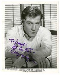 1r0561 GEORGE SEGAL signed 8x10 still '64 seated portrait of the actor from The New Interns!