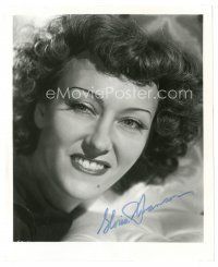 1r0565 GLORIA SWANSON signed 8x10 still '30s super close up smiling portrait of the famous actress!